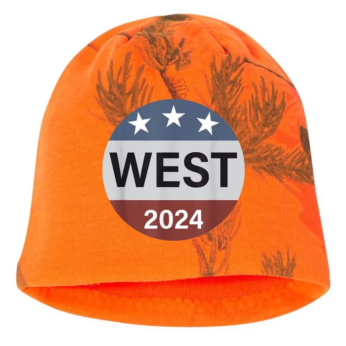 Cornel West For President Cornel West 2024 Kati - Camo Knit Beanie