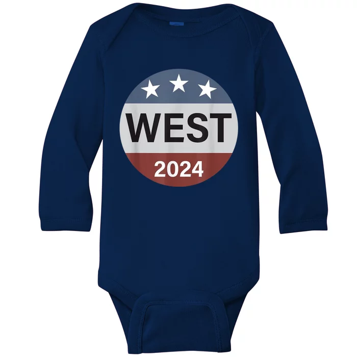 Cornel West For President Cornel West 2024 Baby Long Sleeve Bodysuit