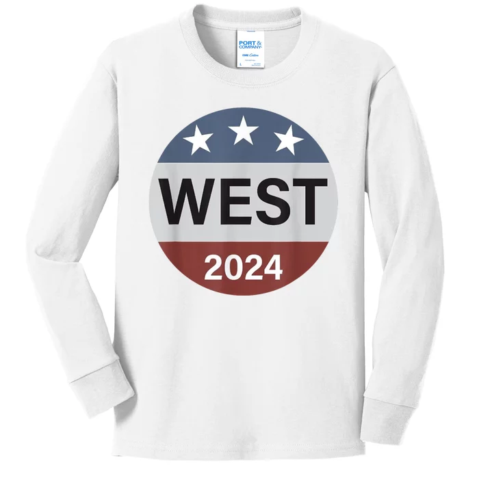 Cornel West For President Cornel West 2024 Kids Long Sleeve Shirt