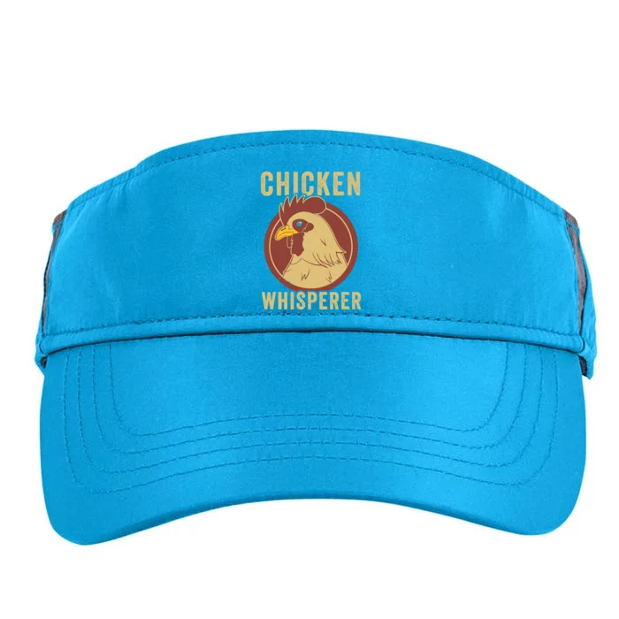 Chicken Whisperer Funny Chicken Lover Chicken Farmer Adult Drive Performance Visor