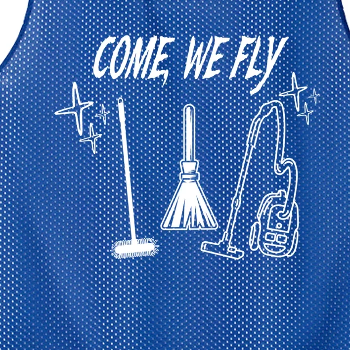 Come We Fly Halloween Gift Mesh Reversible Basketball Jersey Tank