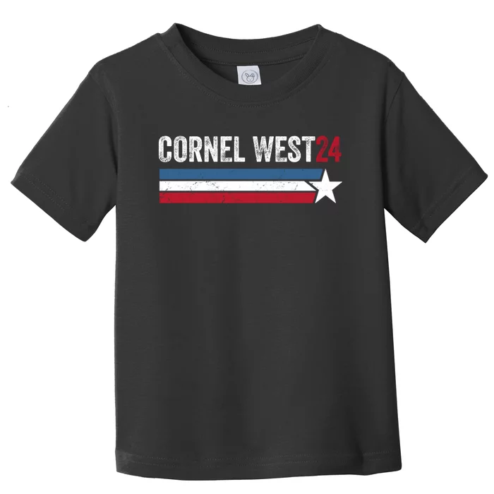 Cornel West For President 2024 Cornel West 2024 Toddler T-Shirt