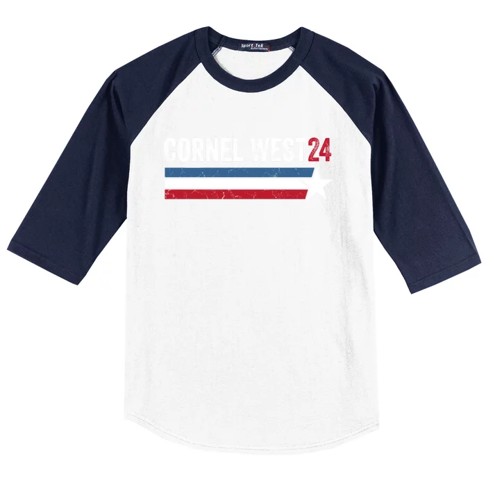 Cornel West For President 2024 Cornel West 2024 Baseball Sleeve Shirt