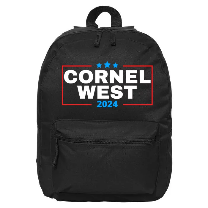 Cornel West For President 2024 Cornel West 2024 16 in Basic Backpack