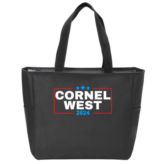 Cornel West For President 2024 Cornel West 2024 Zip Tote Bag