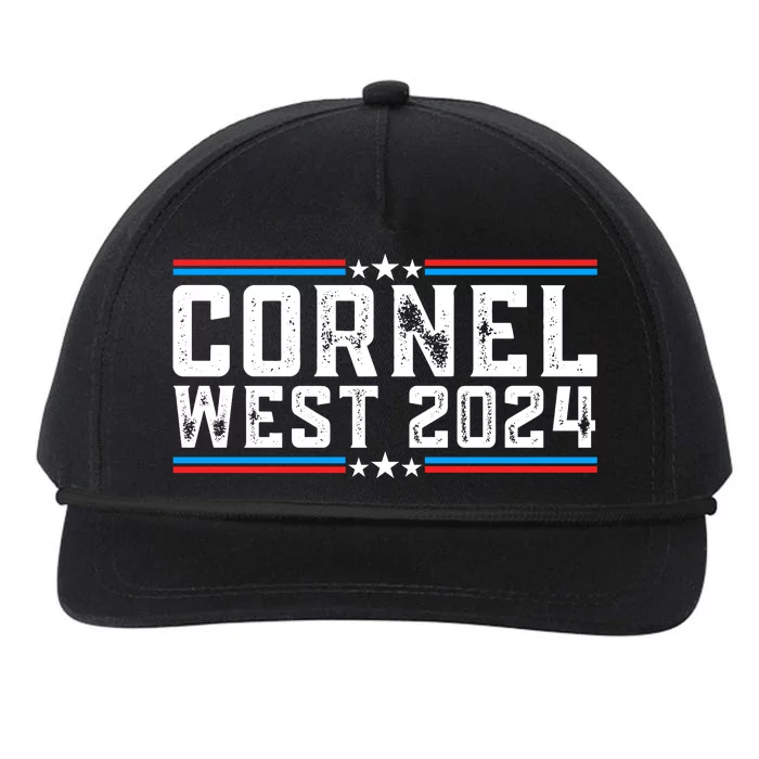 Cornel West For President 2024 Cornel West 2024 Snapback Five-Panel Rope Hat