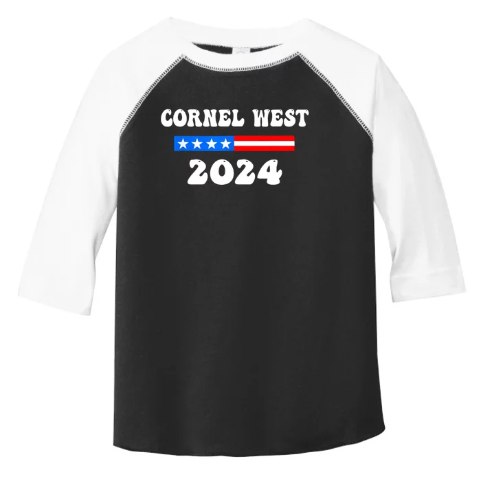 Cornel West For President Cornel West 2024 Toddler Fine Jersey T-Shirt