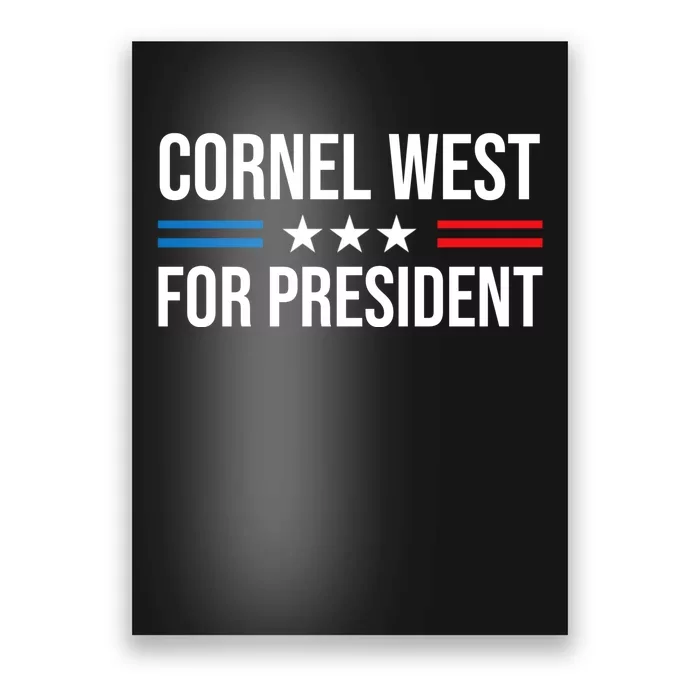 Cornel West For President 2024 Cornel West 2024 Poster