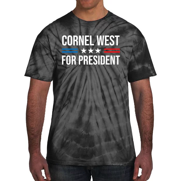 Cornel West For President 2024 Cornel West 2024 Tie-Dye T-Shirt