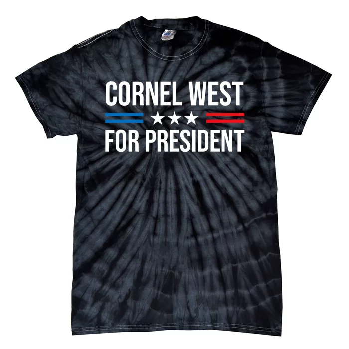 Cornel West For President 2024 Cornel West 2024 Tie-Dye T-Shirt