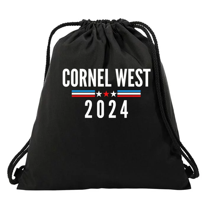 Cornel West For President 2024 Cornel West 2024 Drawstring Bag