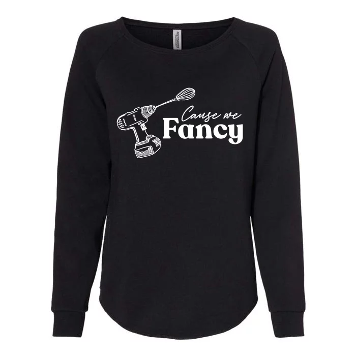 Cause We Fancy Moss Womens California Wash Sweatshirt