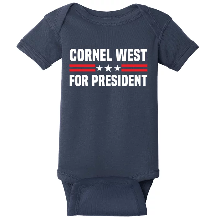 Cornel West For President 2024 Cornel West 2024 Baby Bodysuit