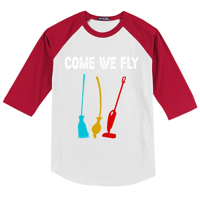 Come We Fly Meaningful Gift Kids Colorblock Raglan Jersey