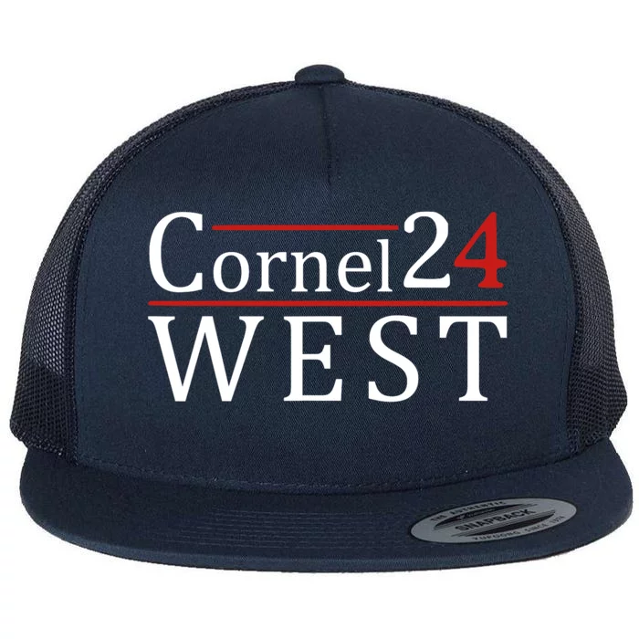 Cornel West For President 2024 Cornel West 2024 Flat Bill Trucker Hat