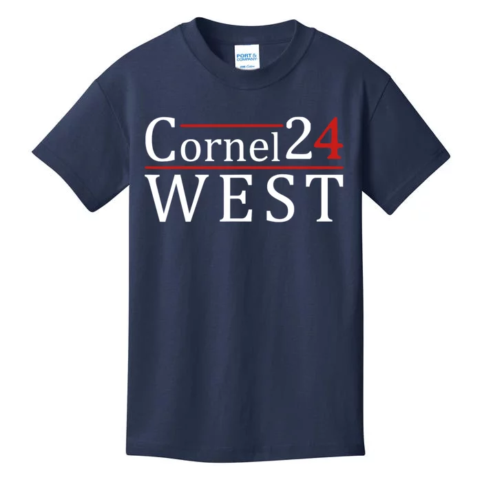 Cornel West For President 2024 Cornel West 2024 Kids T-Shirt