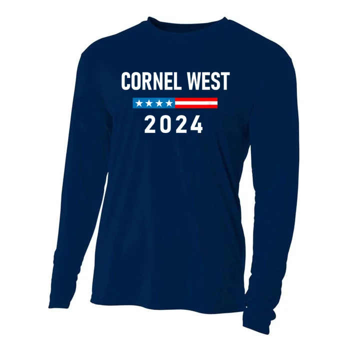 Cornel West For President 2024 Cooling Performance Long Sleeve Crew