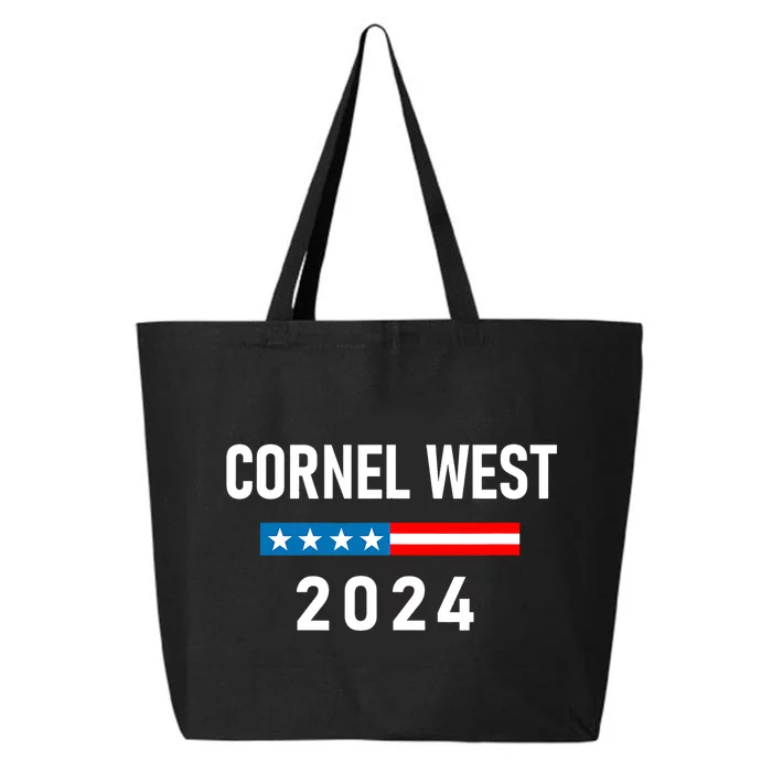 Cornel West For President Cornel West 2024 25L Jumbo Tote