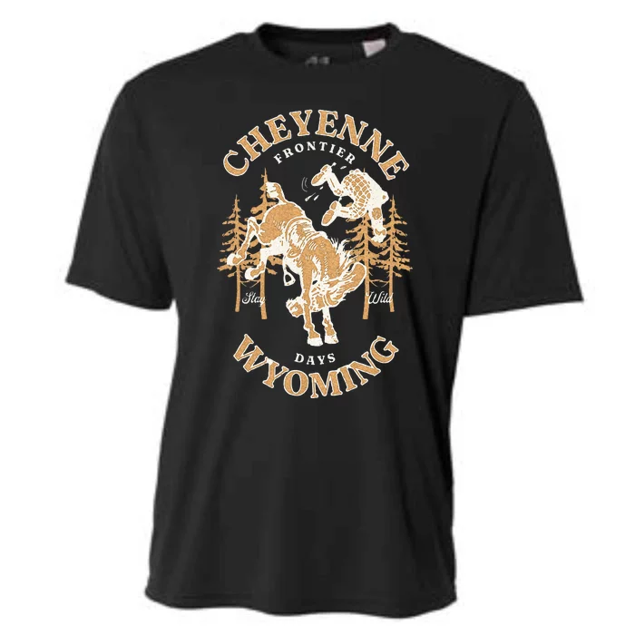 Cheyenne Wyoming Frontier Days Cooling Performance Crew T-Shirt