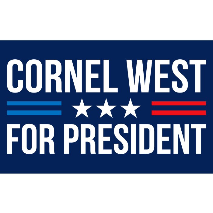 Cornel West For President 2024 Bumper Sticker