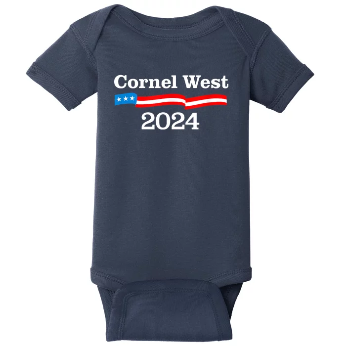 Cornel West For President 2024 Baby Bodysuit