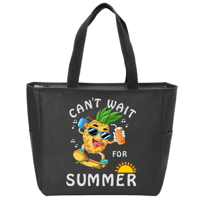 Can't Wait For Summer Zip Tote Bag