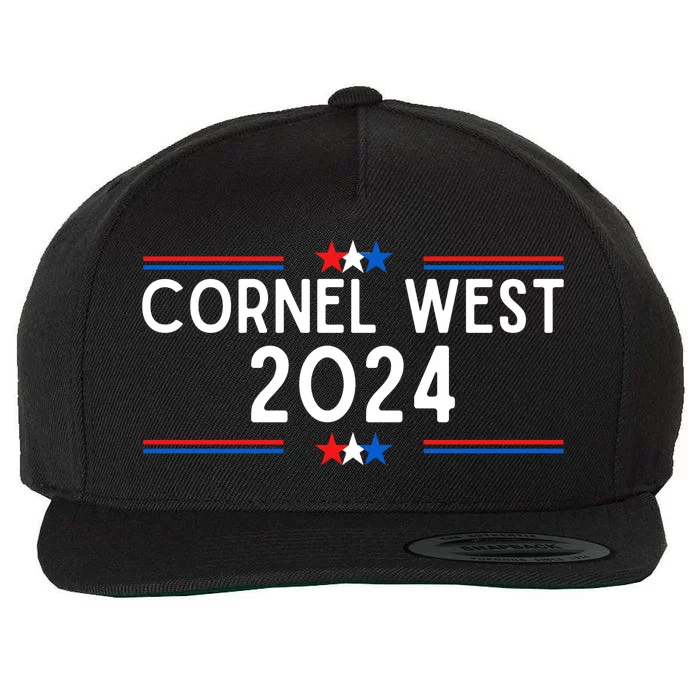 Cornel West For President 2024 Cornel West 2024 Wool Snapback Cap