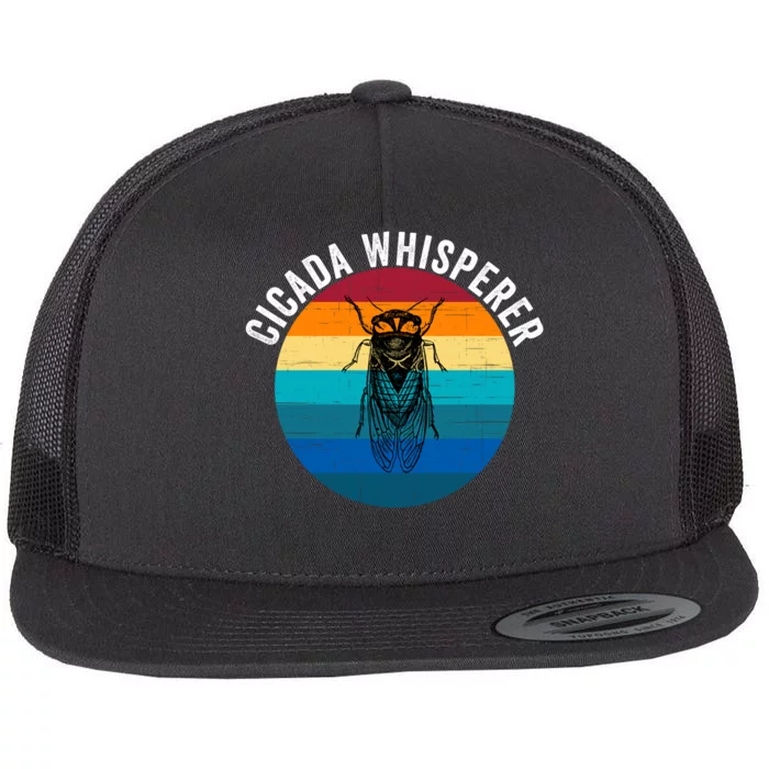 Cicada Whisperer Funny Cicada Nature Lover Cicada Emergence Bug Enthusiast Flat Bill Trucker Hat