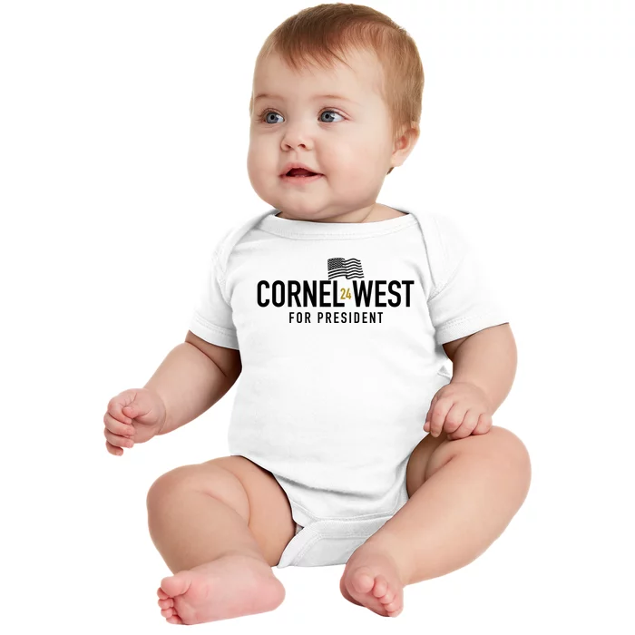 Cornel West For President Cornel West 2024 Baby Bodysuit