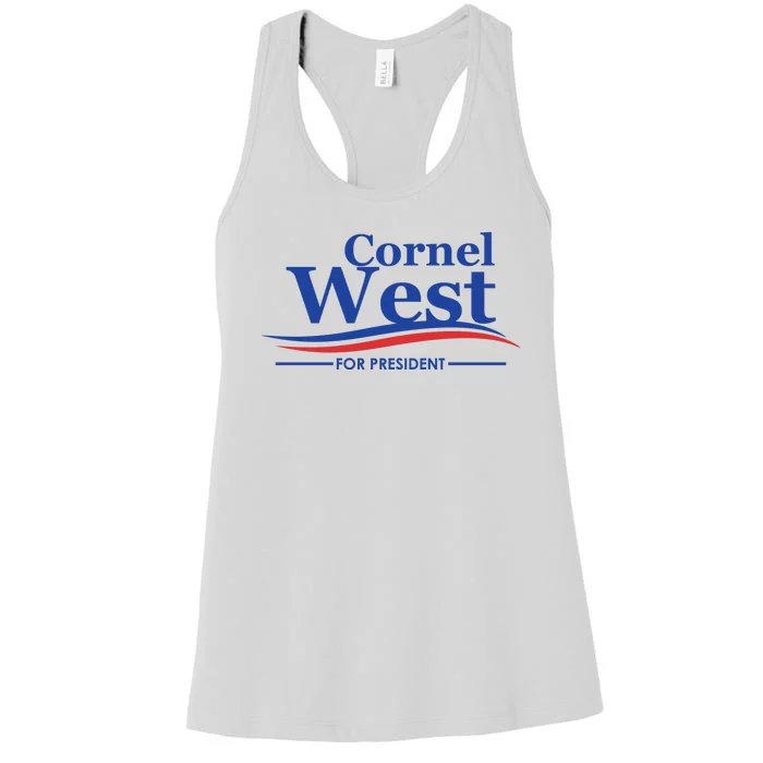 Cornel West For President Cornel West 2024 Women's Racerback Tank