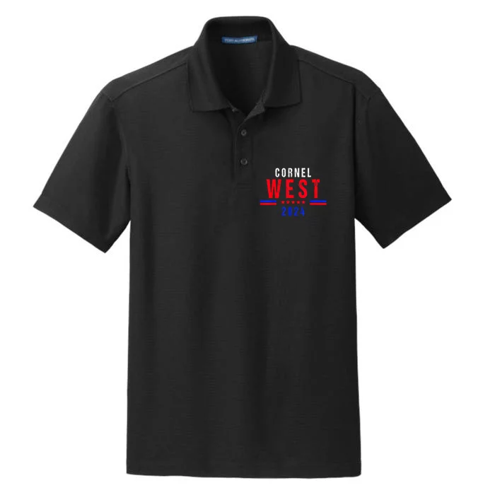 Cornel West For President Cornel West 2024 Dry Zone Grid Performance Polo