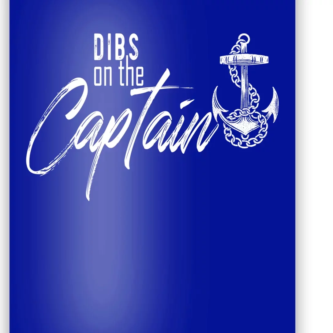 Captain Wife Funny Dibs On The Captain Gift Poster