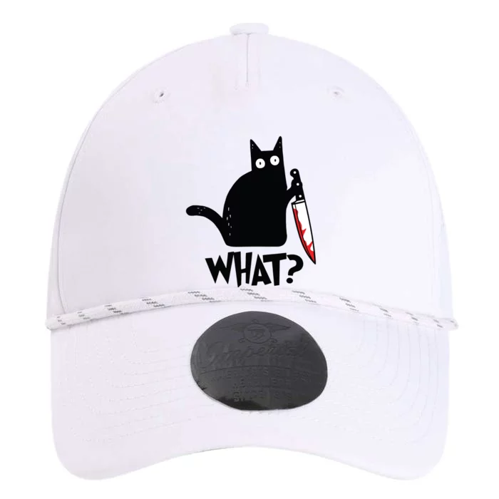 Cat What Funny Black Cat Murderous Cat With Knife Performance The Dyno Cap