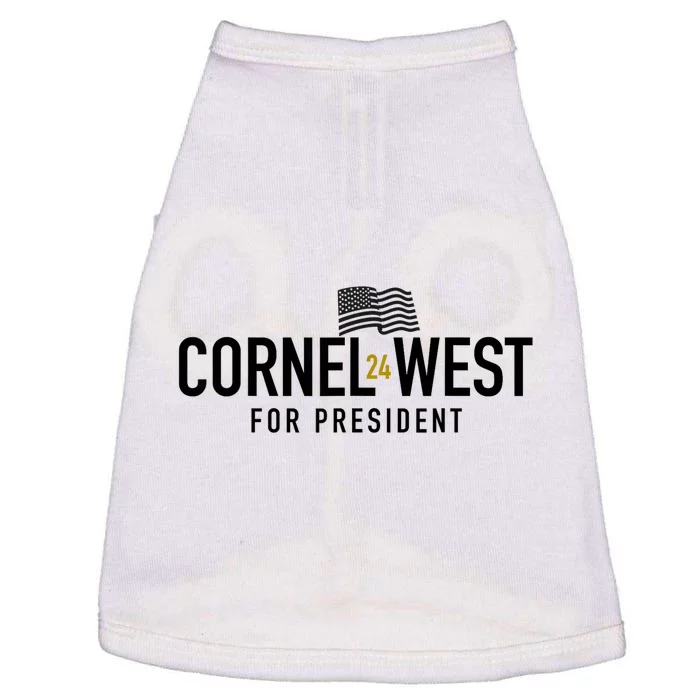 Cornel West For President Cornel West 2024 Doggie Tank