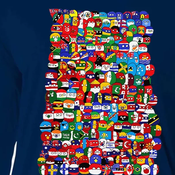 Countryballs World Flags Cooling Performance Long Sleeve Crew