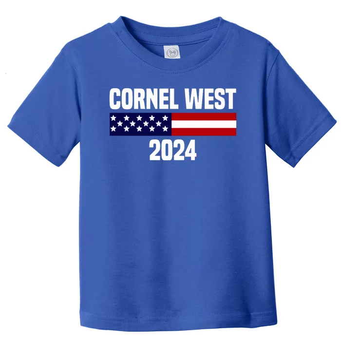 Cornel West For President 2024 Toddler T-Shirt