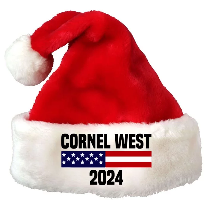 Cornel West For President 2024 Premium Christmas Santa Hat