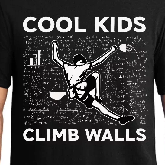 Climb Walls Funny Rock Climbing Bouldering Pajama Set