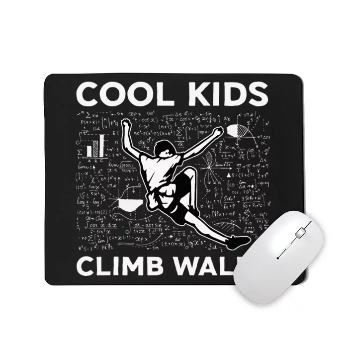 Climb Walls Funny Rock Climbing Bouldering Mousepad