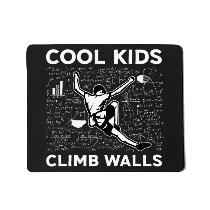 Climb Walls Funny Rock Climbing Bouldering Mousepad