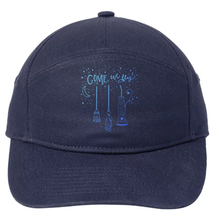 Come We Fly Halloween Hocus Fall Party Cute Gift 7-Panel Snapback Hat