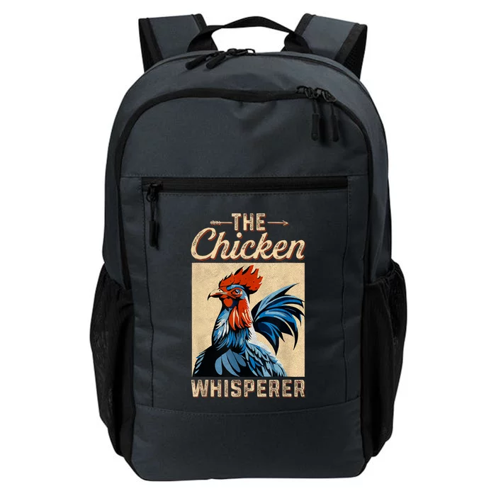 Chicken Whisperer Funny Vintage Chicken Portrait Farming Hen Daily Commute Backpack