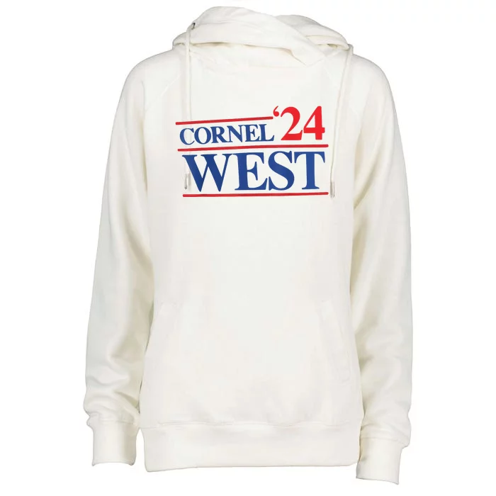 Cornel West For President Cornel West 2024 Womens Funnel Neck Pullover Hood