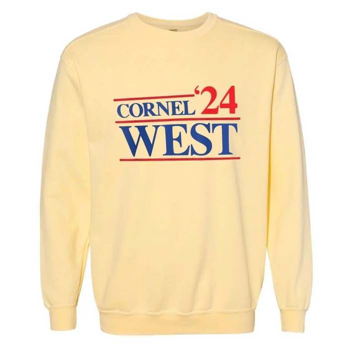 Cornel West For President Cornel West 2024 Garment-Dyed Sweatshirt