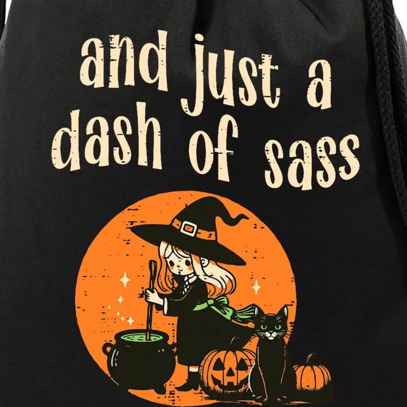 Cute Witch Funny Halloween Teens Drawstring Bag