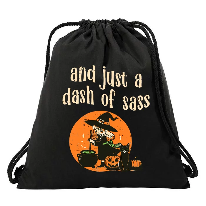 Cute Witch Funny Halloween Teens Drawstring Bag