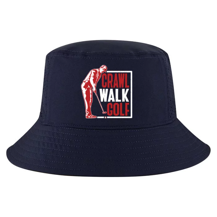 Crawl Walk Golf Gift Cool Comfort Performance Bucket Hat