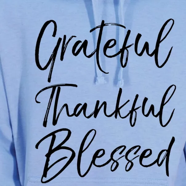 Christian Worship Gift Grateful Thankful Blessed Gift Unisex Surf Hoodie