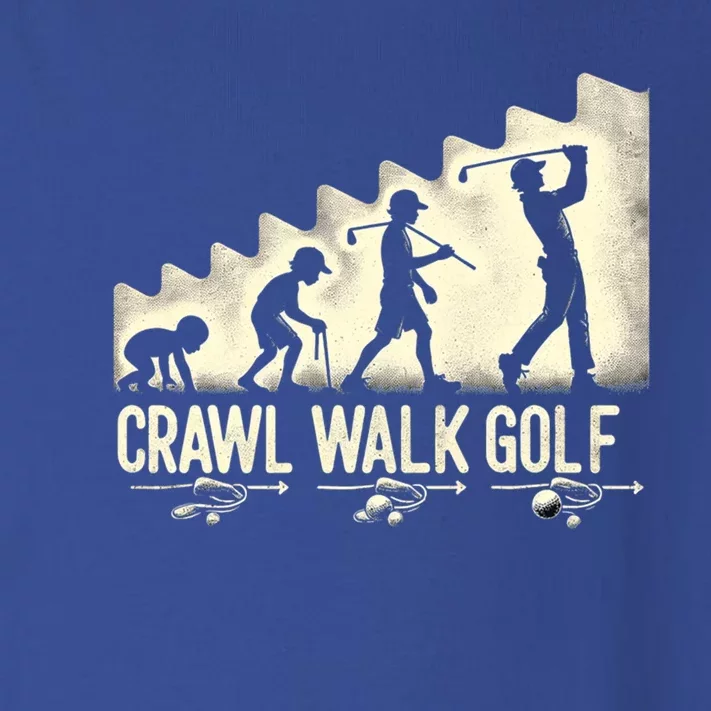 Crawl Walk Golf Cute Gift Toddler Long Sleeve Shirt