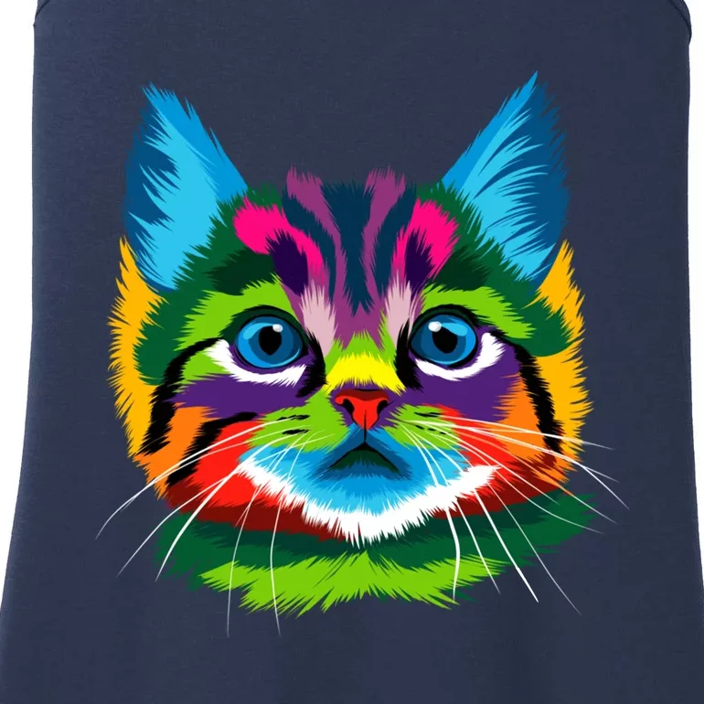 Cat Wo Graphic Teess Graphic Tee Cute Cat Ladies Essential Tank